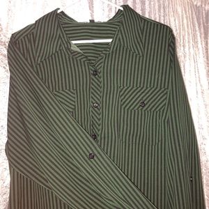 Women’s Button Down Blouse, Perceptions 2x